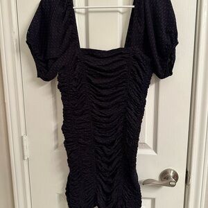 NWOT Free People Polka Dot Mini Dress